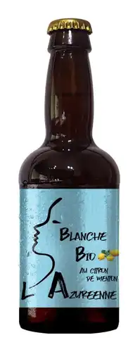 Bière blanche bio au citron de Menton 33